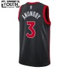 Toronto Raptors OG Anunoby 3 Jordan 2022-23 Statement Edition Musta Lasten Pelipaidat Swingman